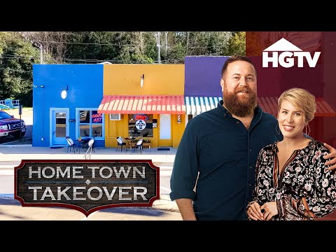 ENTIRE Downtown Revitalized in 4 Months!! | Hometown Takeover | HGTV