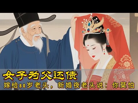 民间故事：女子为父还债，嫁给80岁老头，新婚夜老头说：你莫怕    #民间故事   #民间传奇   #故事分享