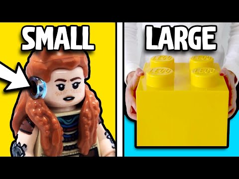 Smallest vs Largest LEGO Pieces!