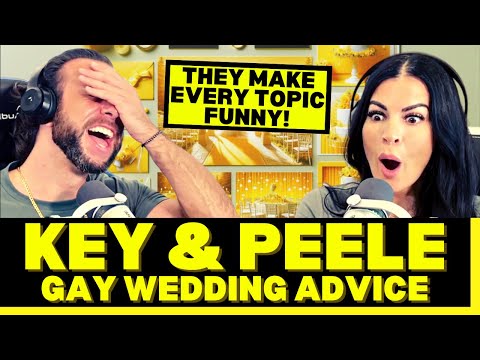THESE QUESTIONS ARE HILARIOUS! 😂 First Time Reaction To Key & Peele - Gay Wedding Advice
