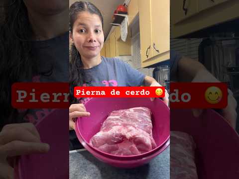 Esta pierna de cerdo se cocina mientras yo duermo durante la noche #receta #food