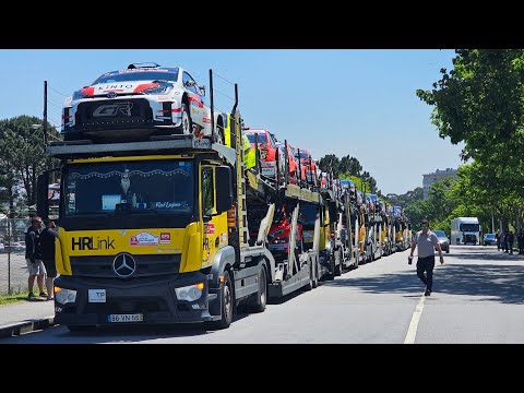 WRC Vodafone Rally de Portugal 2025 | All Cars in Trucks | Exponor Porto 2025 | Full HD.