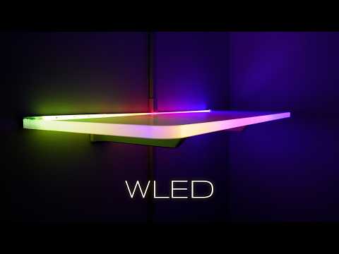 DIY Clear Backlit Shelf RGB LED Ready How-To & Guide