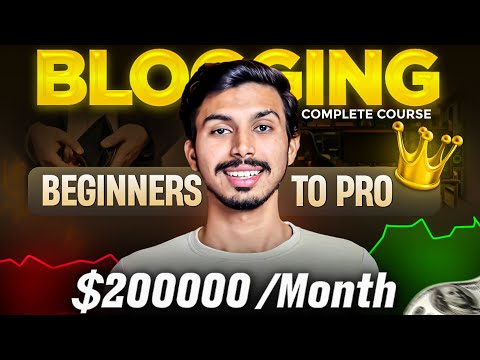 Blogging Full Course Beginners to Advanced FREE🔥| How to Start Blogging and Earn Money In 2025