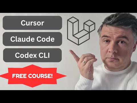 How I Use AI for Laravel: Cursor, Claude Code, Codex (1-Hour Course)