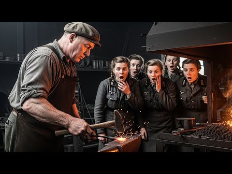 'We've Never Seen Men Like This!' — German Women POWs COULDN'T Stop Staring at British Blacksmiths