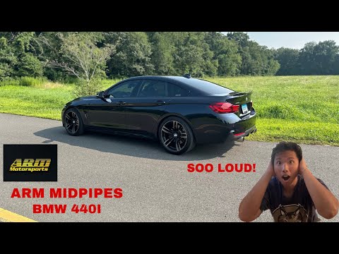 INSTALLING ARM MIDPIPES ON MY BMW F32/F36 B58 340/440I *SO LOUD