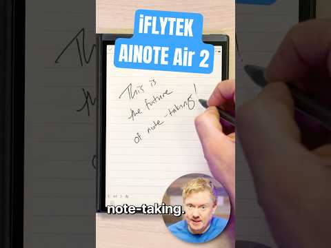 The Future Of Note-Taking [iFLYTEK AINOTE Air 2 Review] #iFLYTEKAINOTEAir2