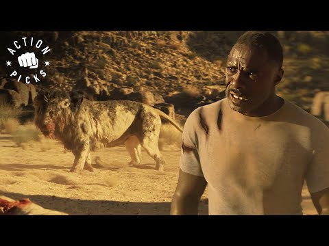 Idris Elba VS The Lion (Epic Full Scene) | Beast