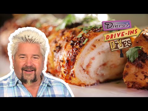 "Out-of-Bounds" Prosciutto Bread | Diners, Drive-ins and Dives with Guy Fieri | Food Network