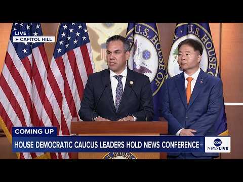 LIVE: House Democratic caucus leaders hold news conference