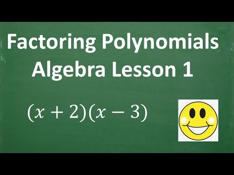Factoring Polynomials – Lesson #1 GCF (Greatest Common Factor)