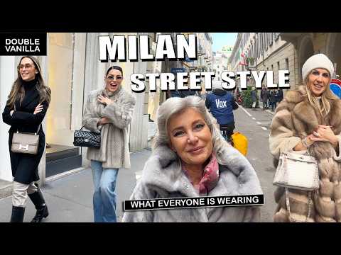 WHAT EVERYONE IS WEARING IN MILAN β MILAN Street Style WINTER FASHION β EPISODE 47