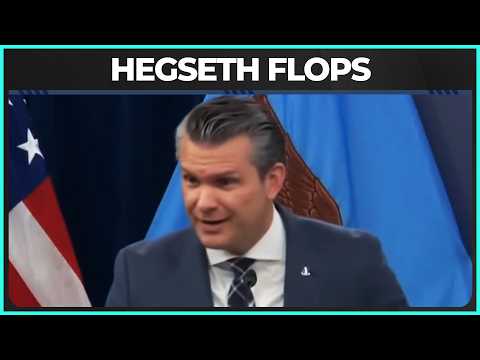 Hegseth's Disaster Press Conference Isn't Fooling ANYONE