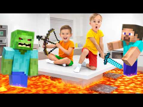 Trapped in the Block World - Funny Escape Adventures for kids