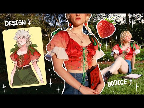 I MADE THE STRAWBERRY BODICE 🍓 (finally lol)