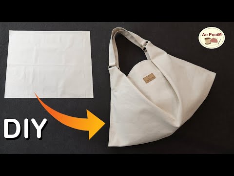 👜 Unbelievably Easy! A Smart Way to Sew a Tote Bag from a Simple Rectangle