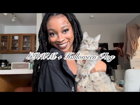 This video’s a treat 🍬, no tricks… | GRWM + Halloween Vlog 