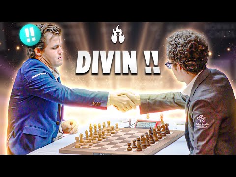 Magnus joue COMME LUI SEUL SAIT LE FAIRE contre Caruana
