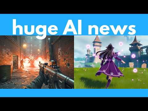 Realtime AI video games, OpenAI goes open source, ultra fast AI video, Claude 4.1, full storybooks