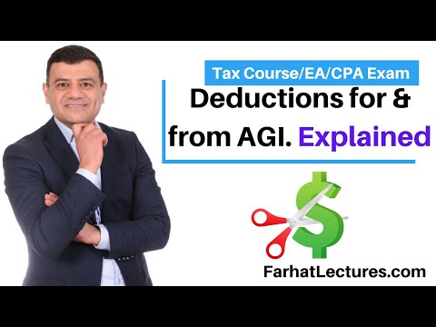 Deductions for AGI and Deductions from AGI Standard Deductions  Explained