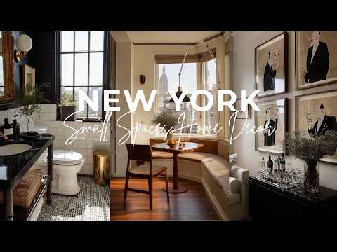 Creating NEW YORK Aesthetics In Small Spaces | Urban & Luxury Living