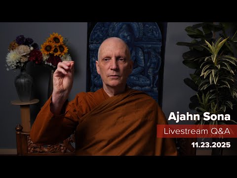 Live from Birken: Dhamma Q&A with Ajahn Sona (11.23.2025)