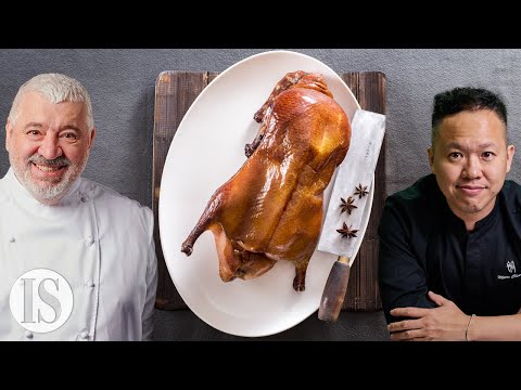 L'anatra alla Pechinese con lo chef 3 stelle Michelin Umberto Bombana e Menex Cheung a Hong Kong