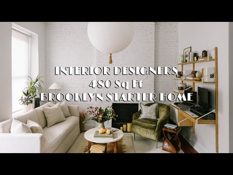 Converted 480 Sq Ft NYC Starter Home of an Interior Designer | NYC APARTMENT TOUR