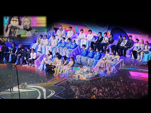 [에스파 aespa 올해의 아티스트 수상](여자)아이들, 아이브,라이즈 RIIZE,에이티즈,보이넥스트도어,TWS QWER  Reaction cam@241130 MMA 2024 직캠