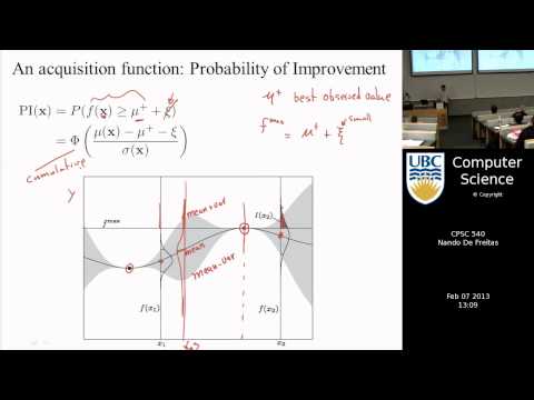 Machine learning - Bayesian optimization and multi-armed bandits