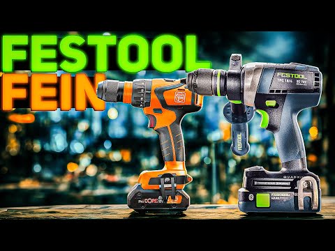 Немецкие шуруповерты | FEIN и FESTOOL