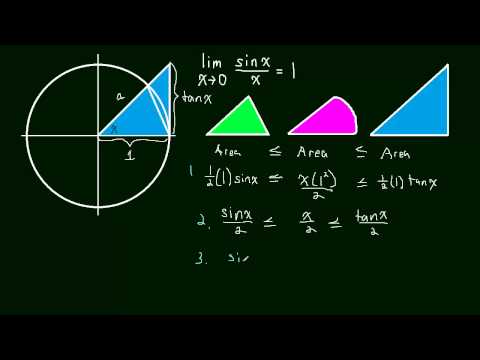 1.6 Trig Limits [03] Proof of sinx/x