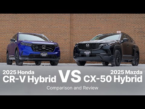 2025 Honda CR-V Hybrid vs 2025 Mazda CX-50 Hybrid | Comparison & Review