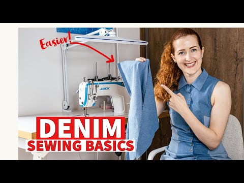 Sewing Denim At Home: fabric, tools and techniques