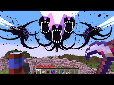 I Killed New Version Wither Storm in Survival Minecraft 2023! (Updated)