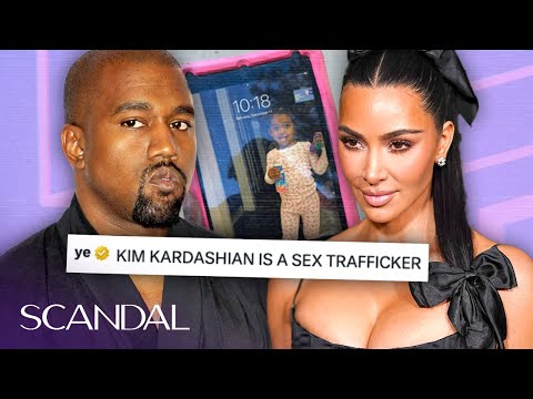 Kanye Accuses Kim Kardashian of Sex Trafficking Kids