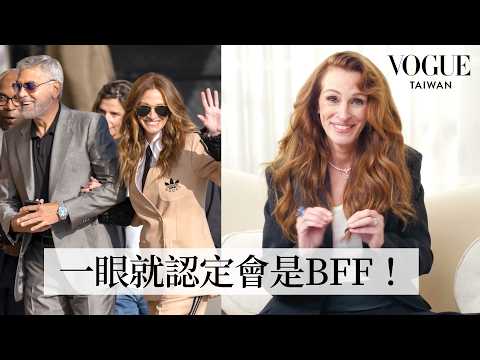 茱莉亞·羅勃茲回顧17套經典造型:《麻雀變鳳凰》辣妹造型、重溫與「螢幕閨蜜」喬治克隆尼多年友情長跑!|明星經典穿搭|Vogue Taiwan