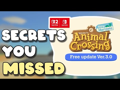 Secrets Nintendo hid in the 3.0 Update Trailer | Animal Crossing New Horizons