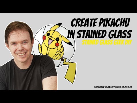 Create a Pikachu in stained glass |  D.I.Y.
