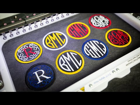 How to embroider patches