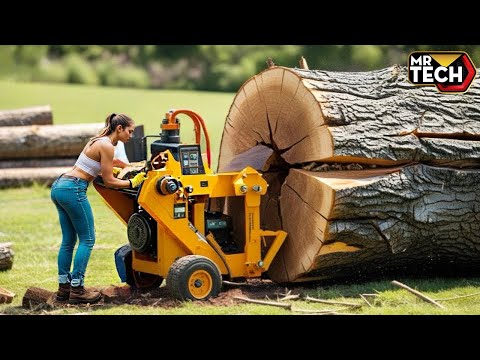 30 Mind-Blowing Firewood Processing Machines in Action! | Homemade Modern Chainsaw Machines #34