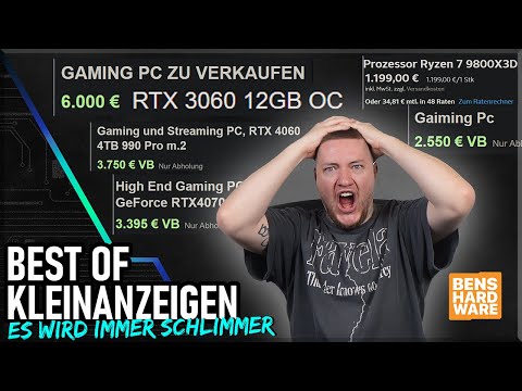 IT'S GETTING WORSE AND WORSE! 6000€ PC with RTX 3060?! Massively OVERPRICED OFFERS on CLASSIFIEDS!
