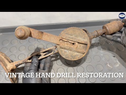 Vintage Hand Drill Restoration - 4K