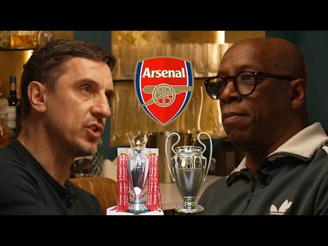 Arsenal Could Win Both The Champions League And The Premier League?🏆 Ian Wright Gary Neville Review