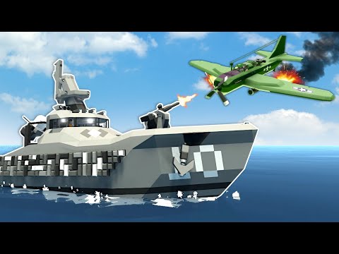 SHIP VS PLANE BATTLE! - Stormworks NEW Weapons DLC Update!