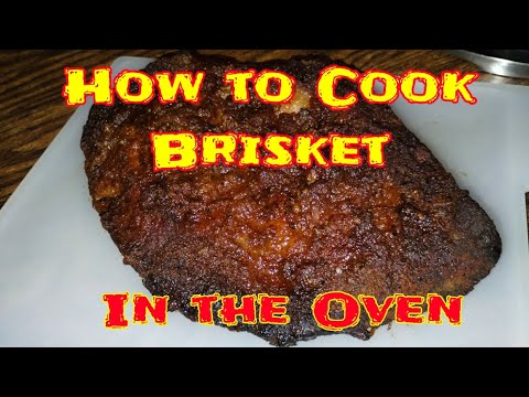 How to Cook a Brisket in the Oven! No Smoker!