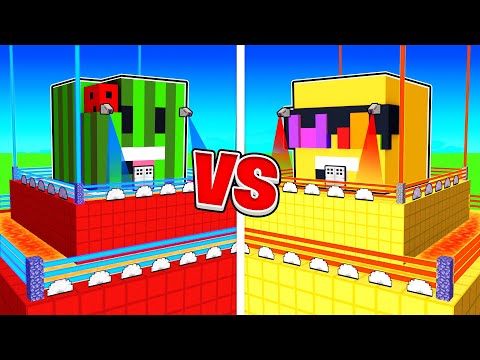SUNNY vs MELON Most Secure Base In Minecraft!