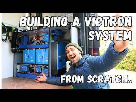 Ultimate VICTRON Off Grid System for Van Life (step by step) PART 1 || Self Build Van Conversion