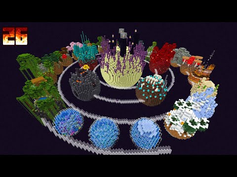 Collect all biomes in Minecraft